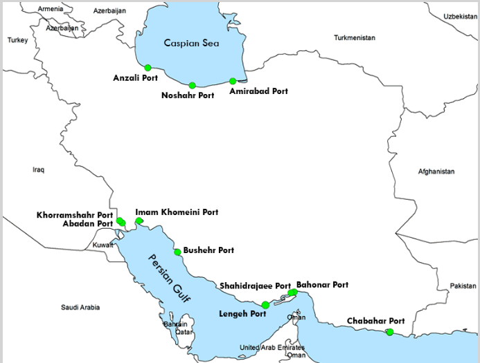 contenedor marítimo a Irán