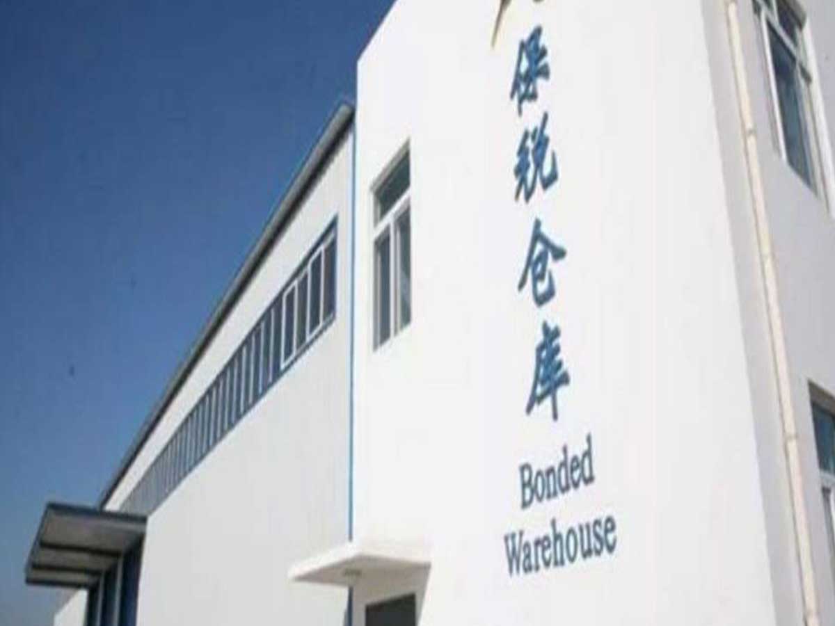 almacén aduanero de China